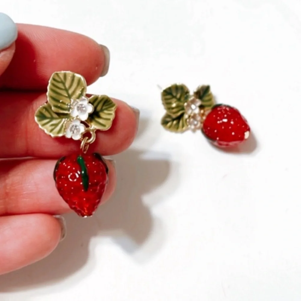 Strawberries 🍓 Statement Earrings
